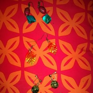 Homemade Dangle earrings